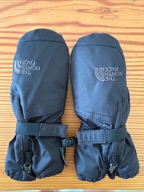 The North Face Black Insulated Winter Mittens
